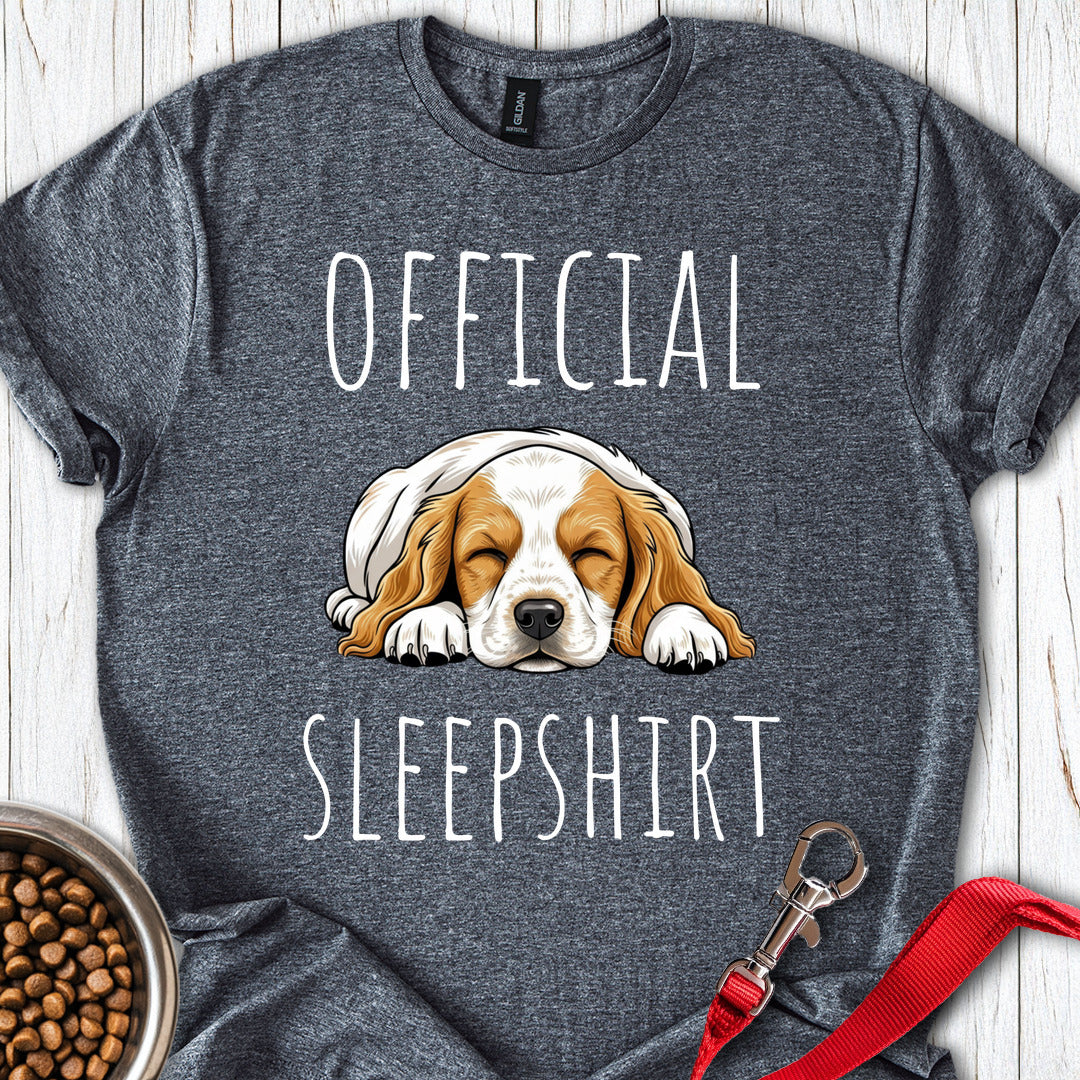 Cocker Spaniel Pajama Shirt Dark Heather