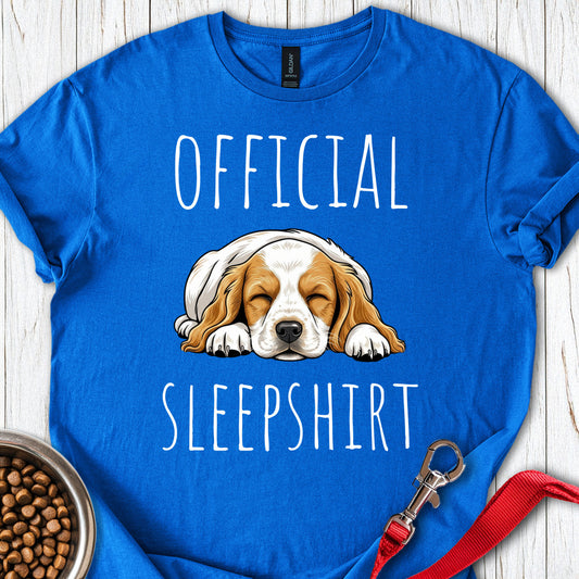 Cocker Spaniel Pajama Shirt Royal