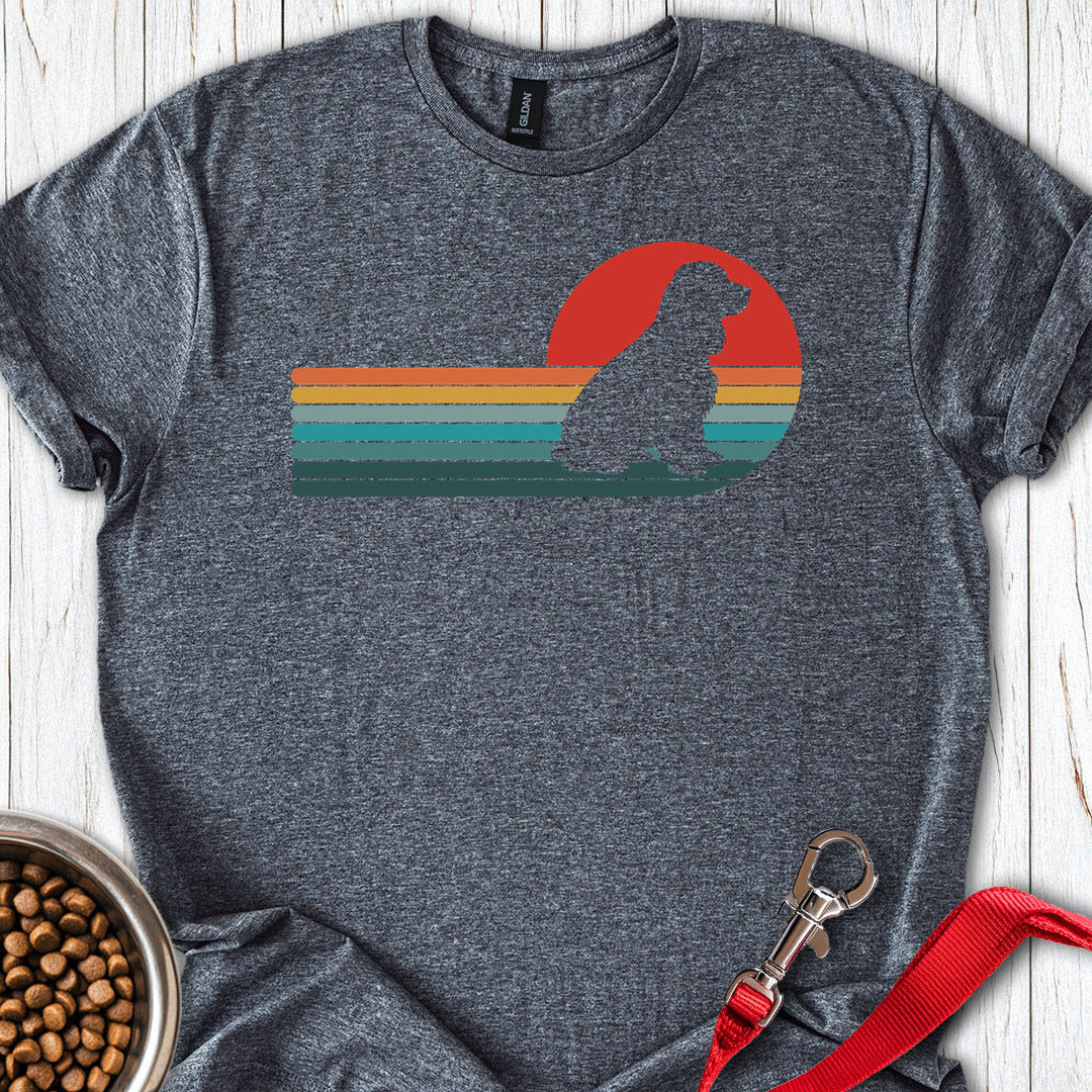 Cocker Spaniel Retro Dark Heather
