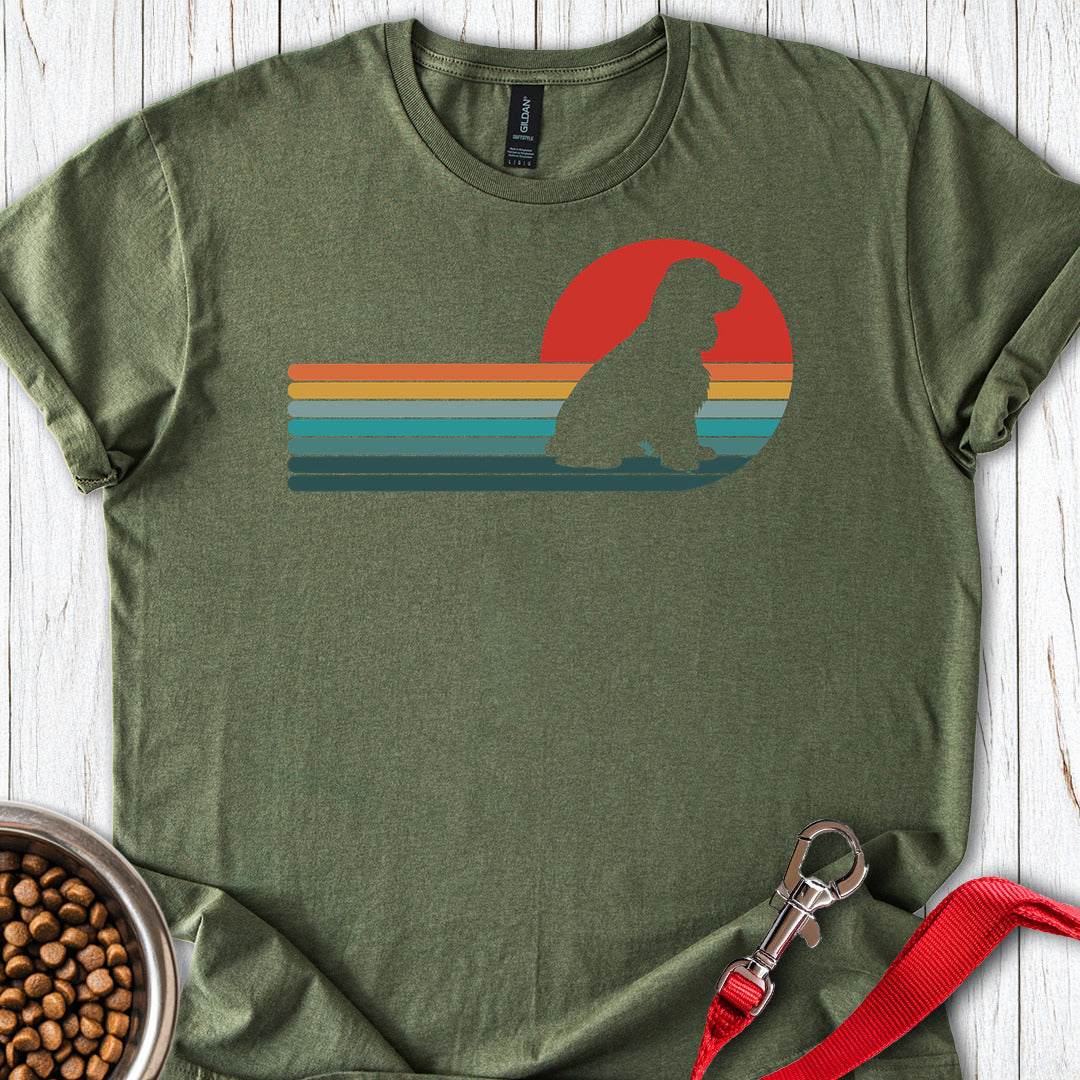 Cocker Spaniel Retro Military Green