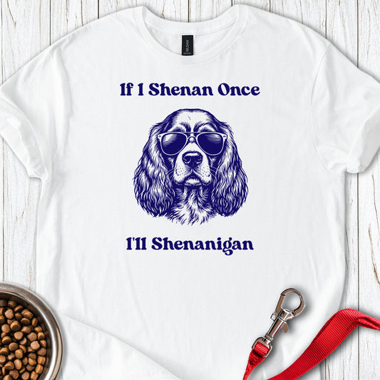Cocker Spaniel Shenanigan White