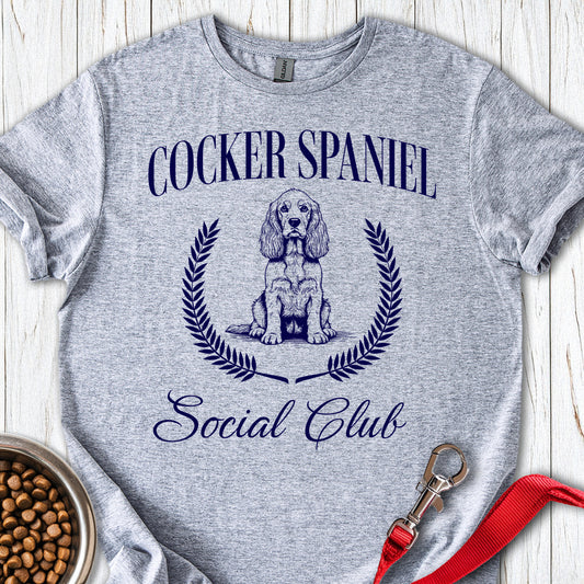 Cocker Spaniel Social Club Sport Grey