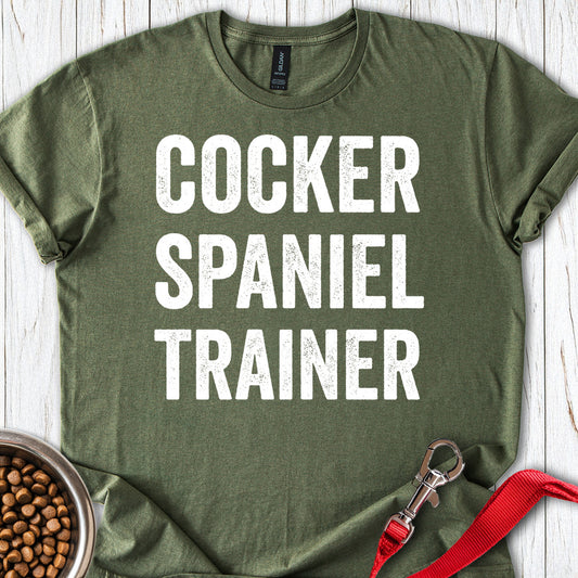 Cocker Spaniel Trainer Military Green
