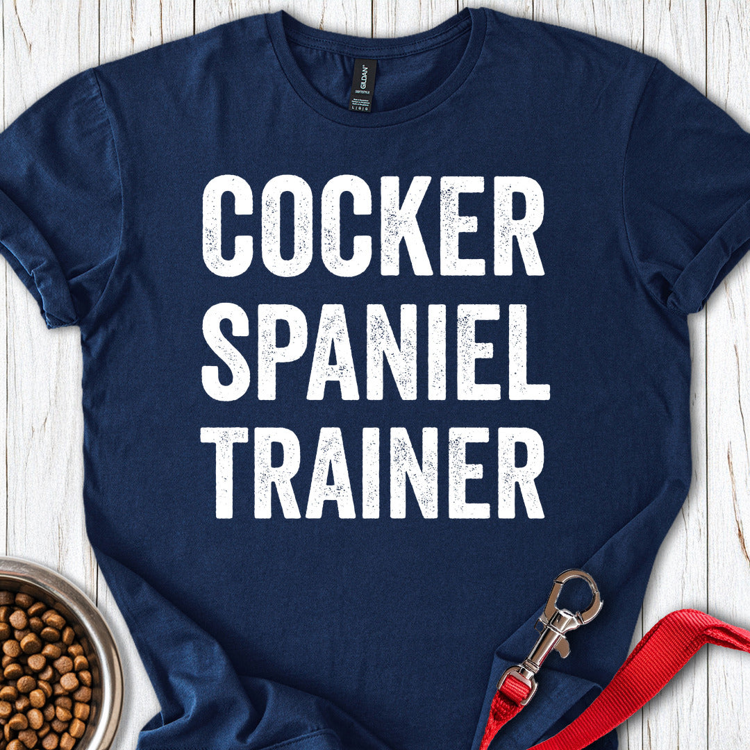 Cocker Spaniel Trainer Navy