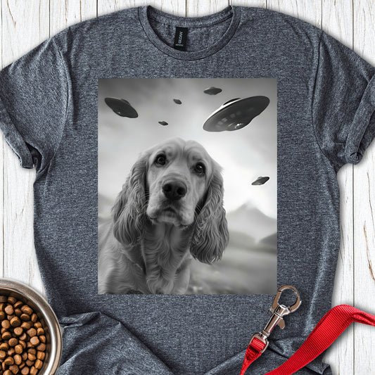 Cocker Spaniel UFO Selfie Dark Heather