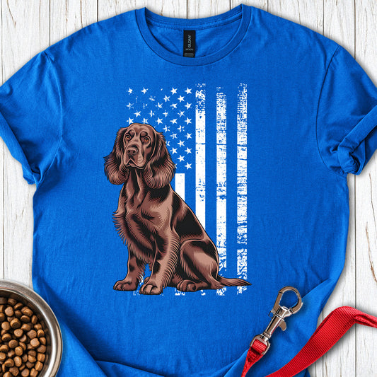 Cocker Spaniel USA Flag Royal