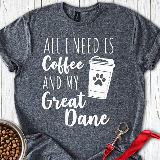 Coffee and Great Dane Dark Heather