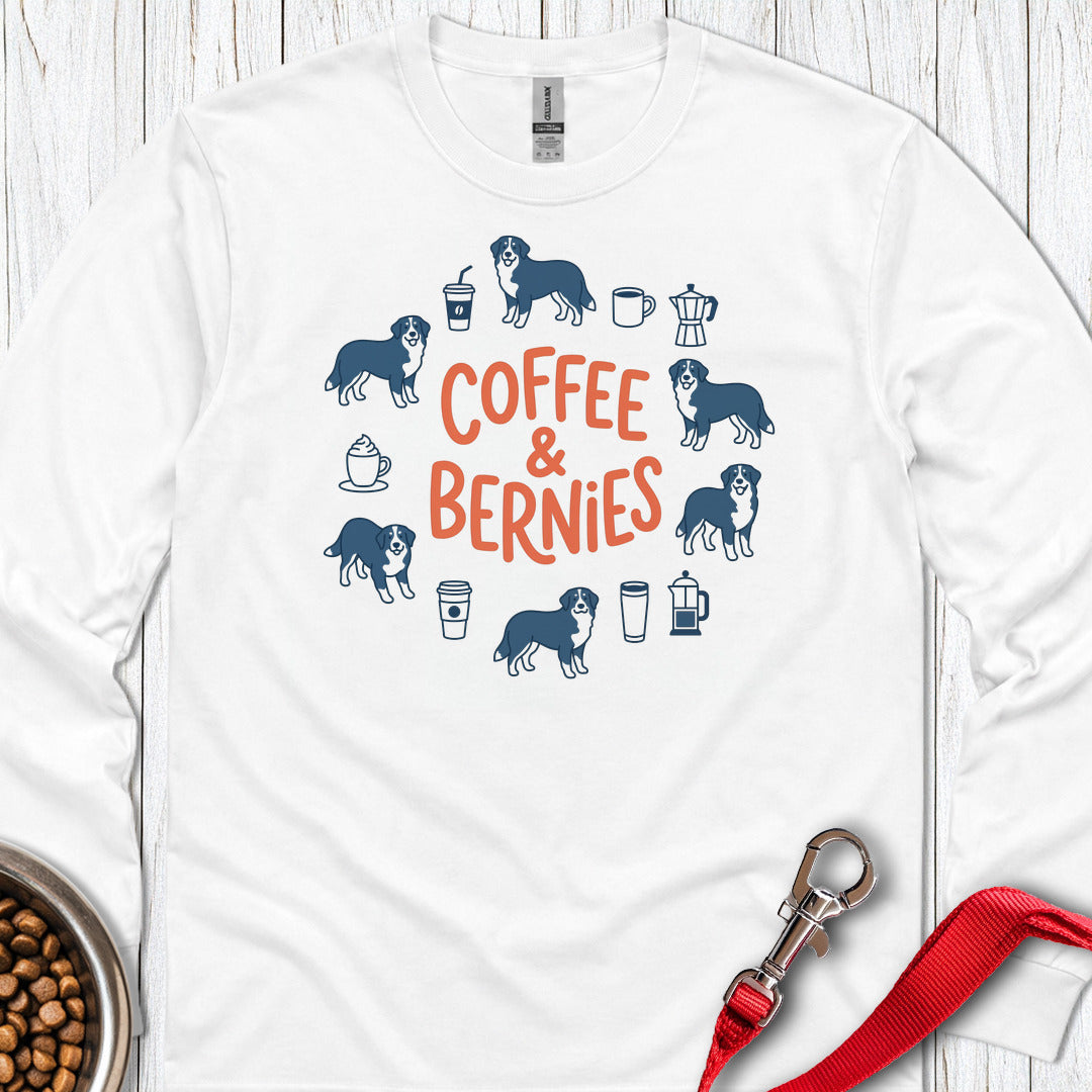 Coffee & Bernies Long Sleeve — White