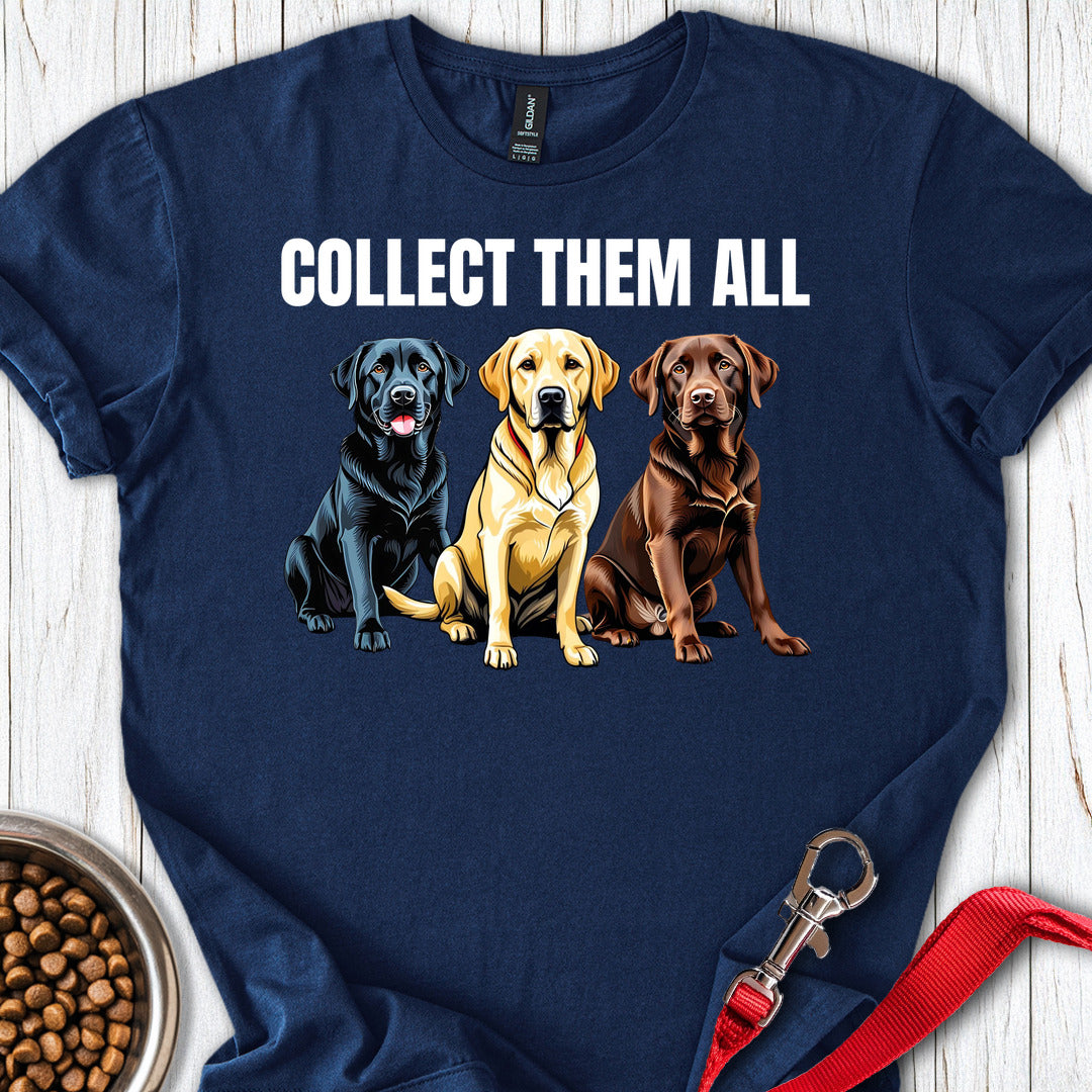 Collect Them All Labrador Navy