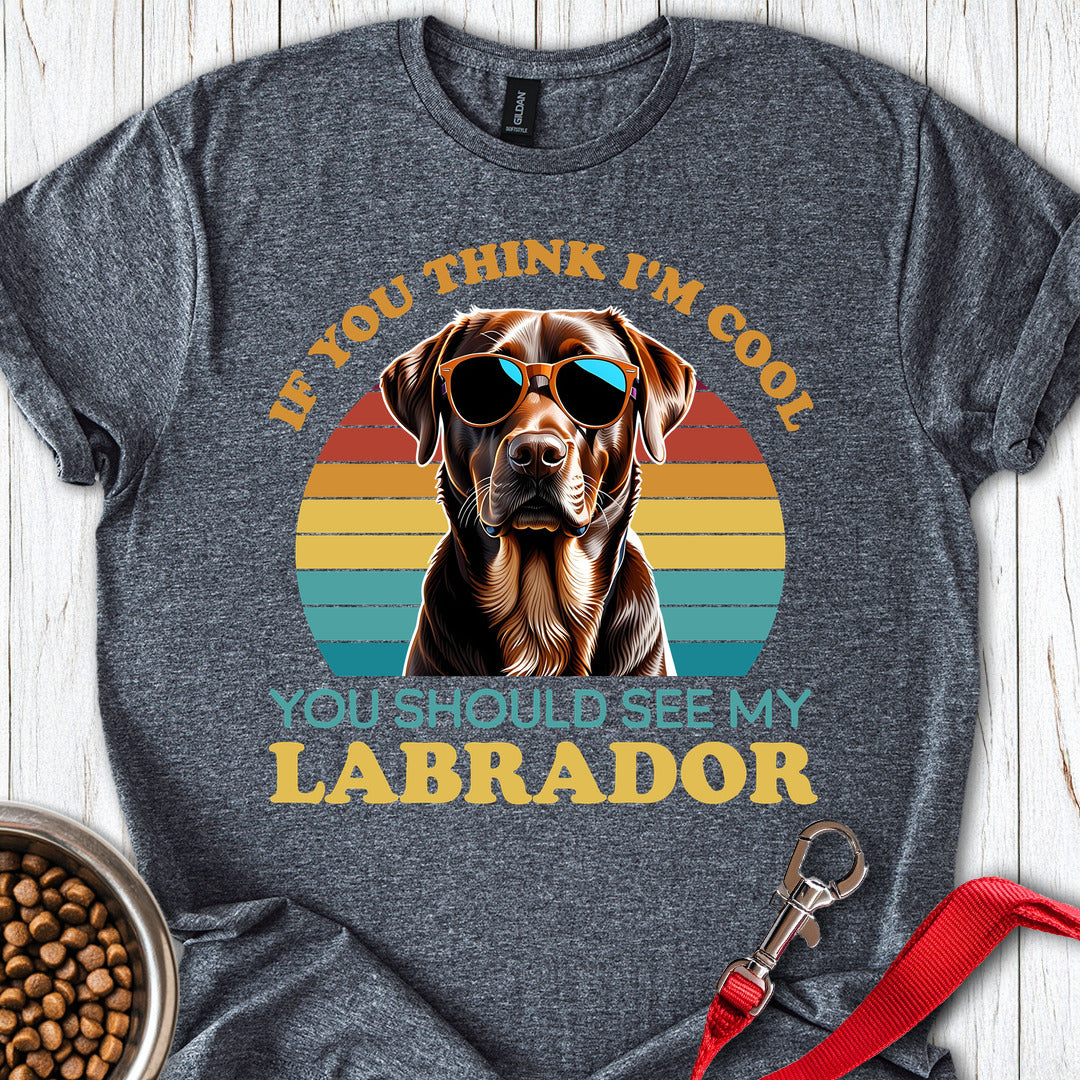 Cool Brown Labrador Dark Heather