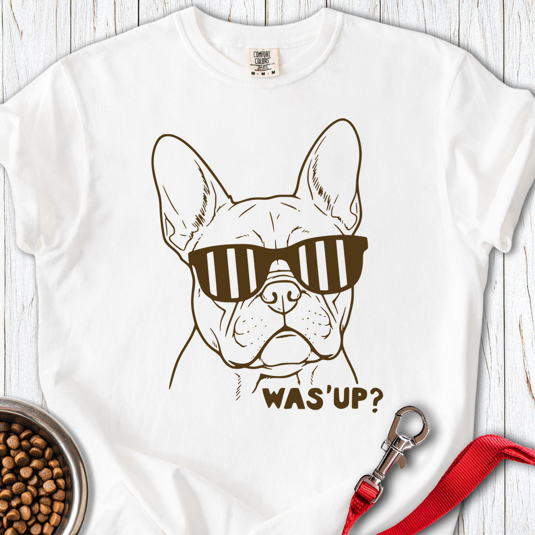 Cool French Bulldog Premium Tee White