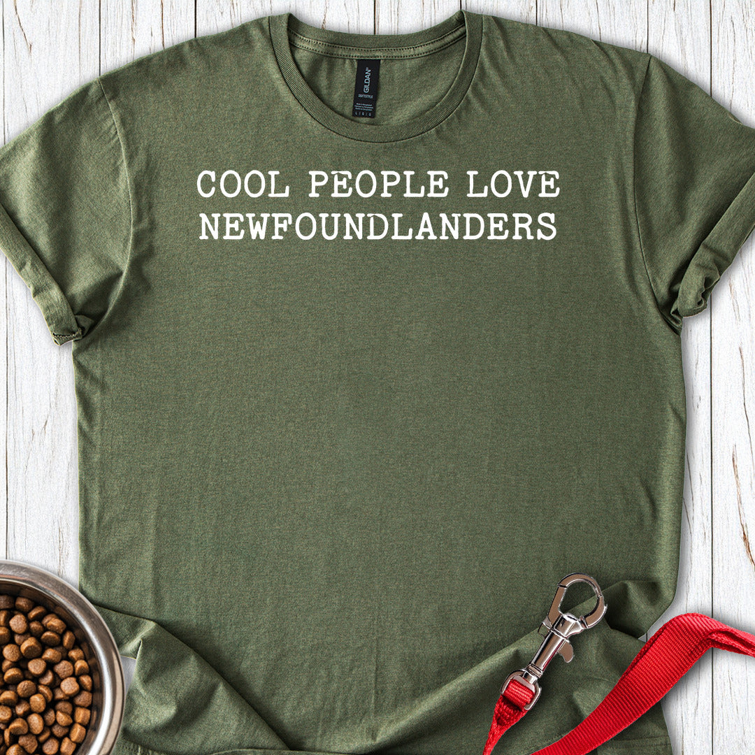 Cool People Love Newfoundlanders — Military Green