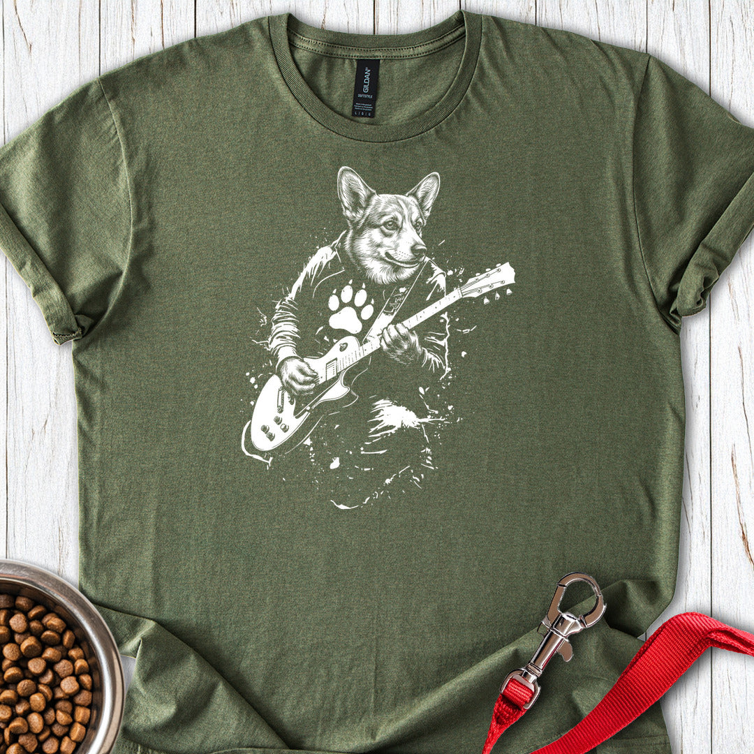 Corgi Guitar Military Green