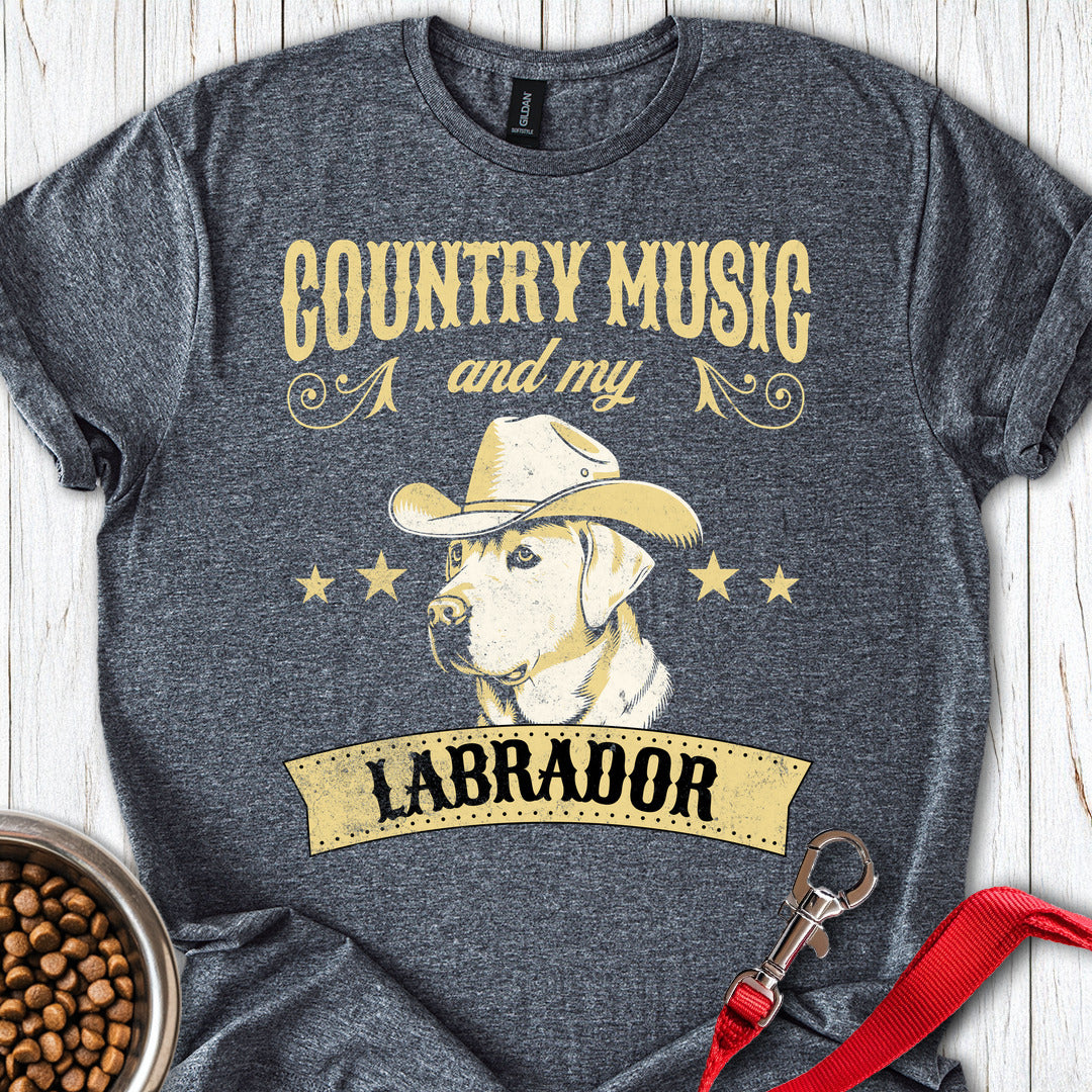 Country Music & my Labrador Dark Heather