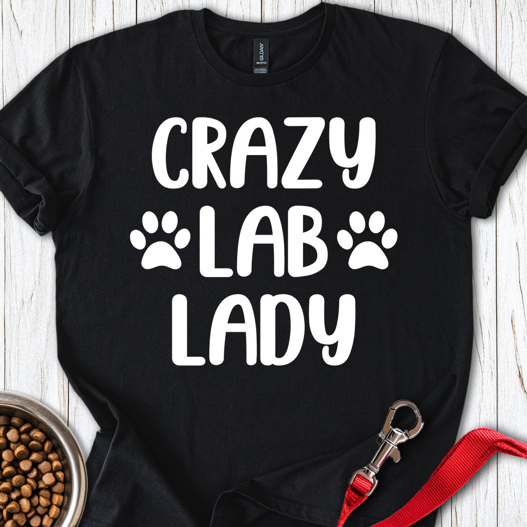 Crazy Lab Lady Black