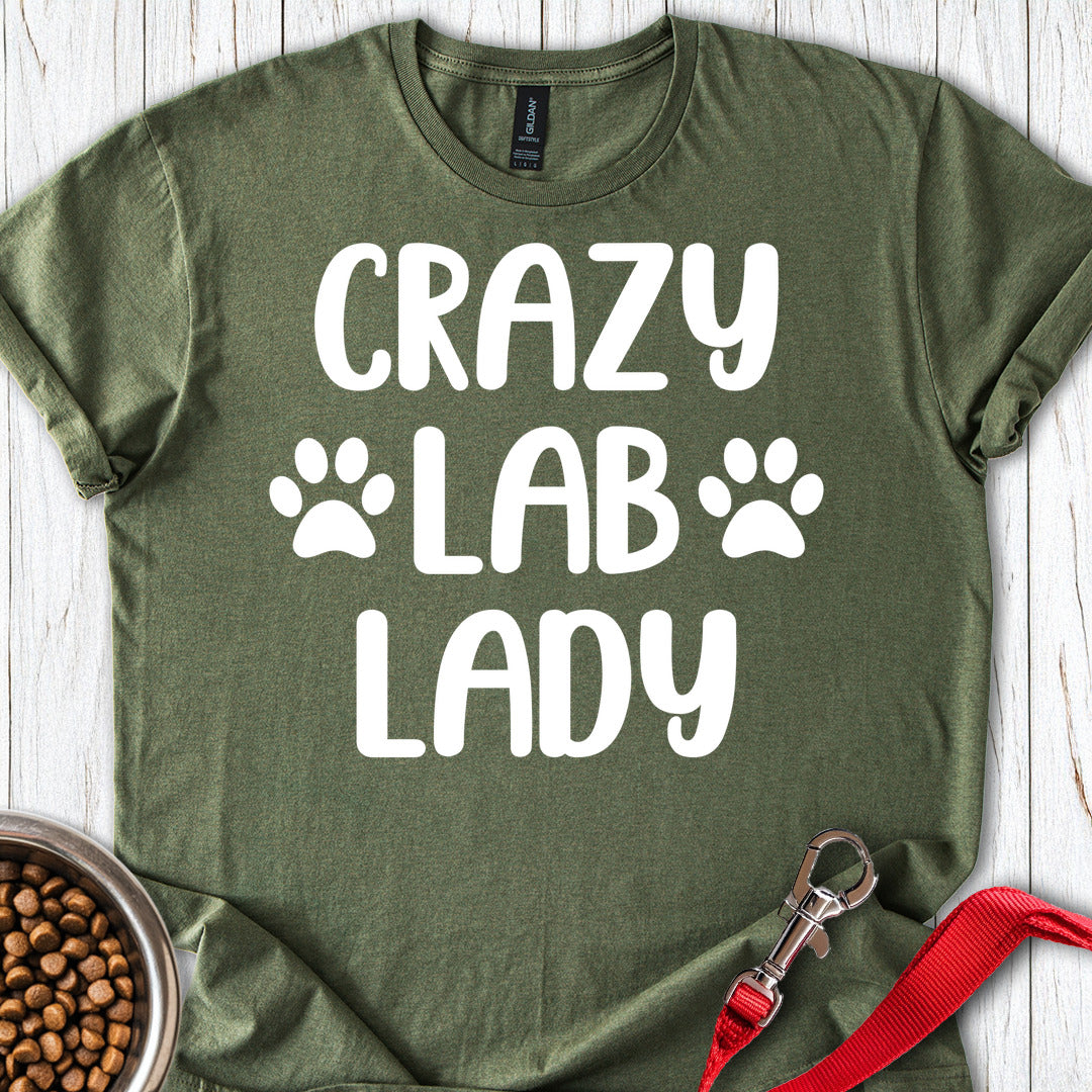 Crazy Lab Lady Military Green