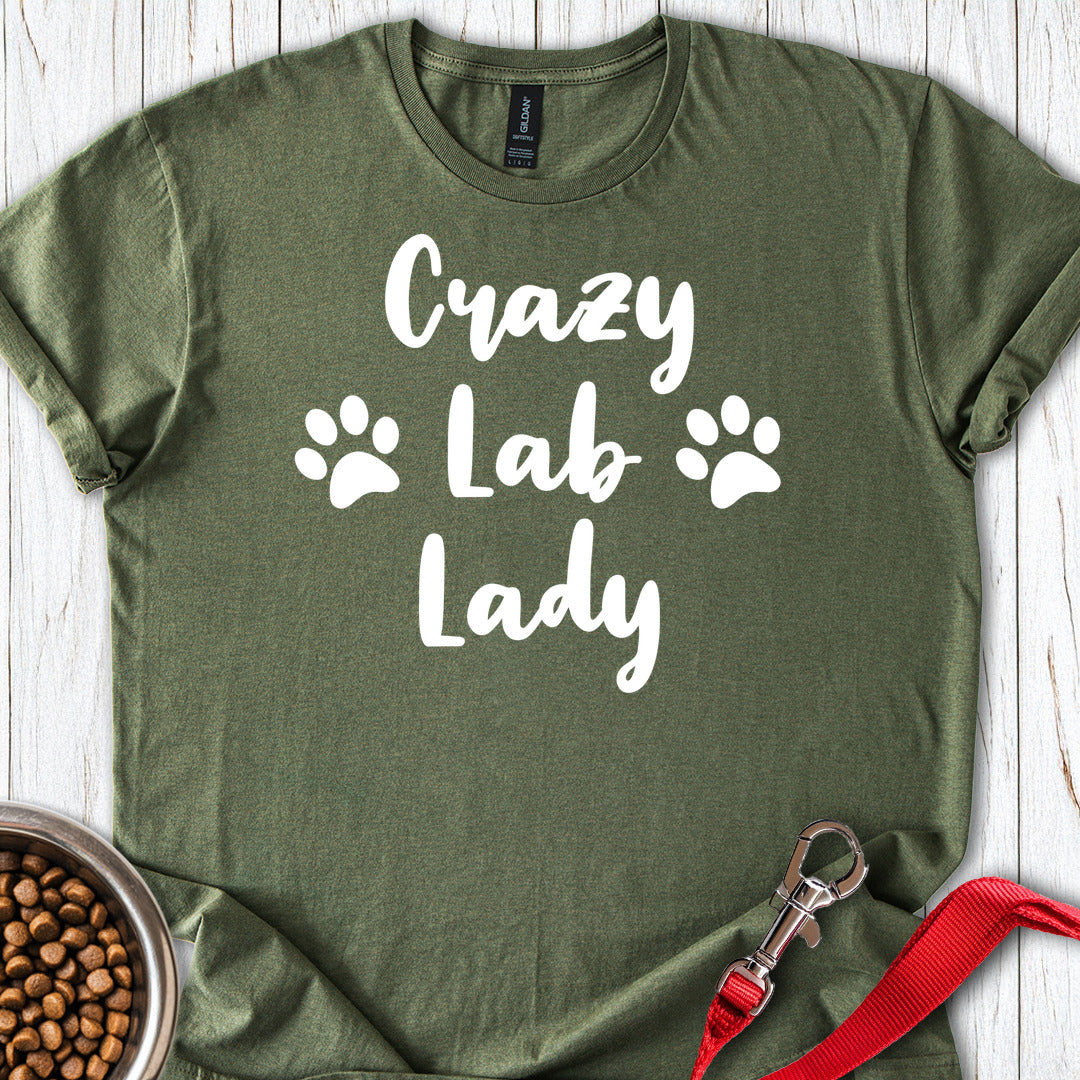 Crazy Lab Lady Military Green