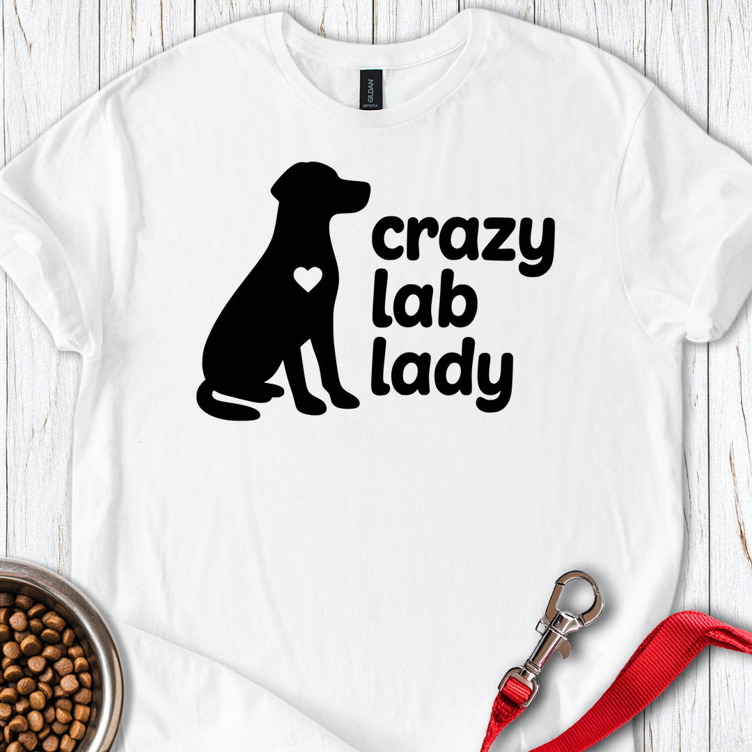 Crazy Lab Lady White