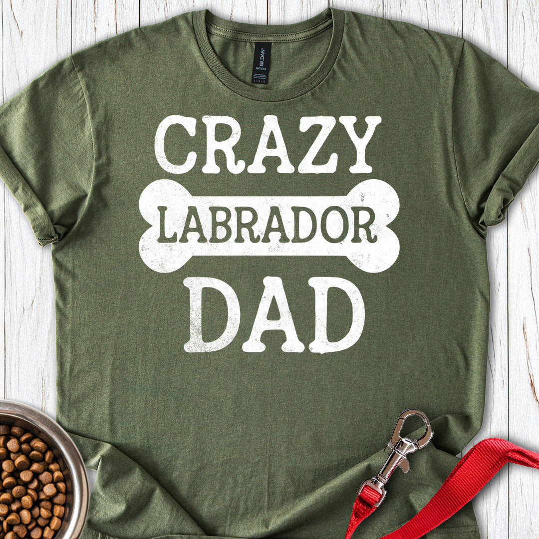 Crazy Labrador Dad Military Green