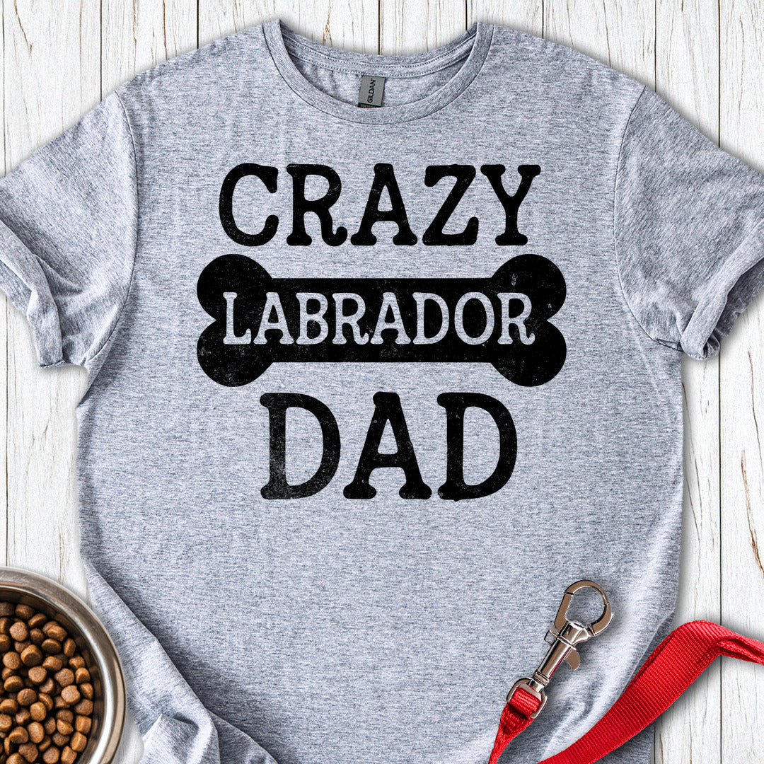 Crazy Labrador Dad Sport Grey