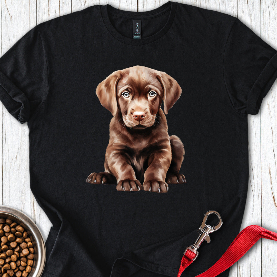 Cute Chocolate Labrador Puppy Black