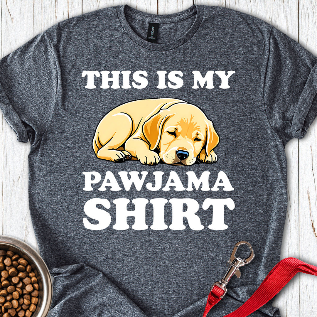 Cute Pajama Yellow Labrador Dark Heather