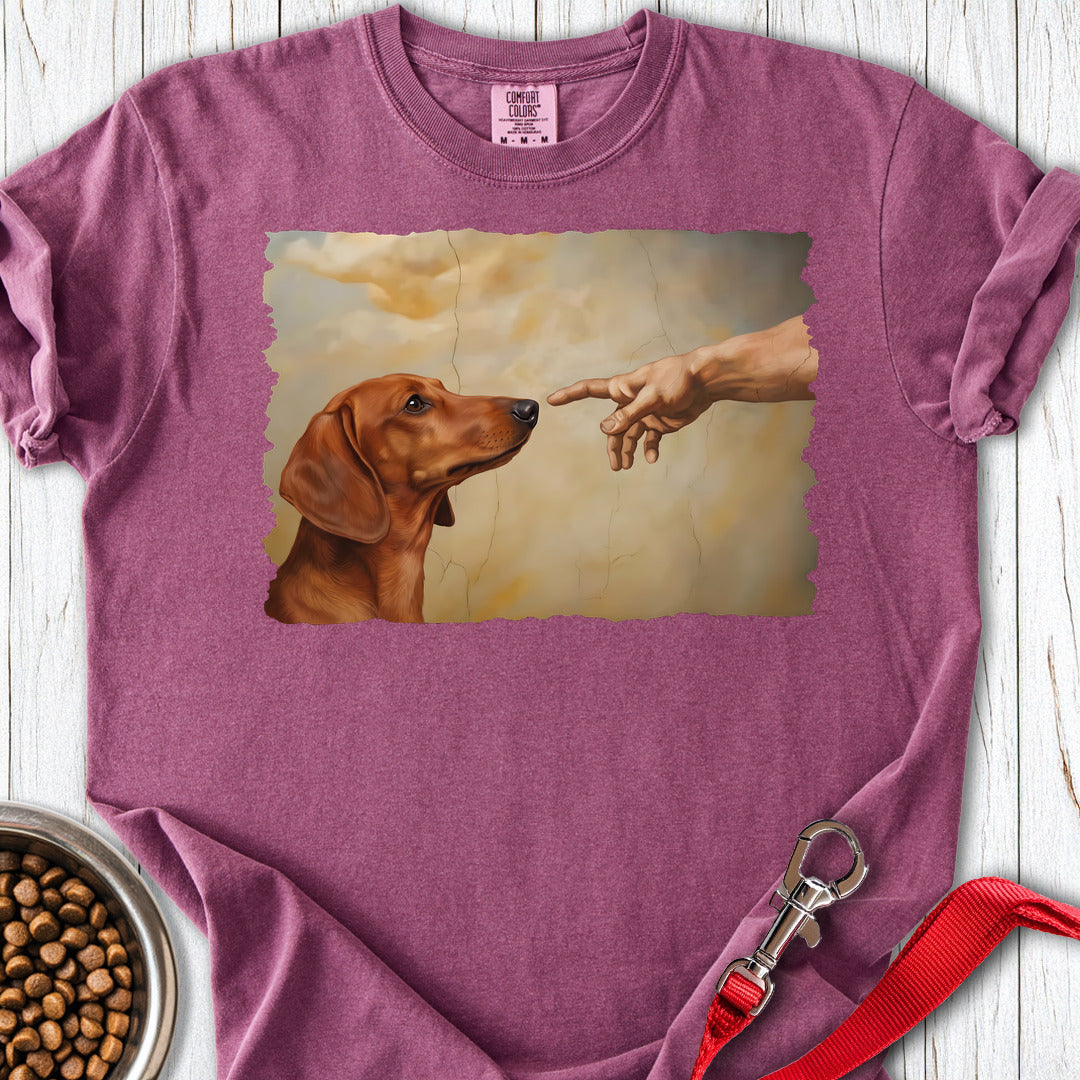 Dachshund Creation Red Premium Tee — Berry