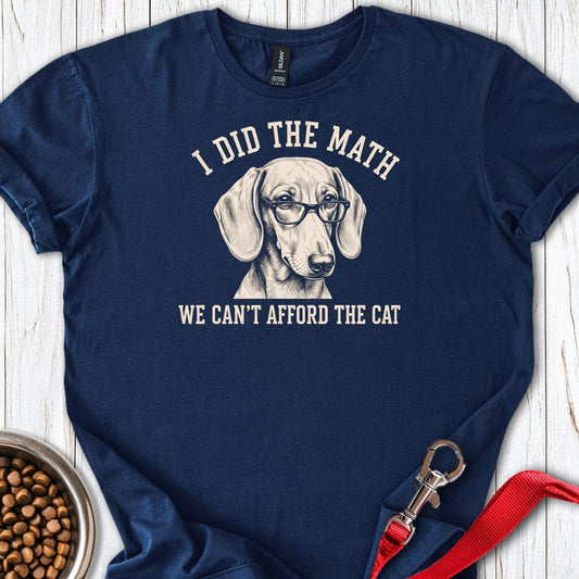 Dachshund I Did The Math Navy