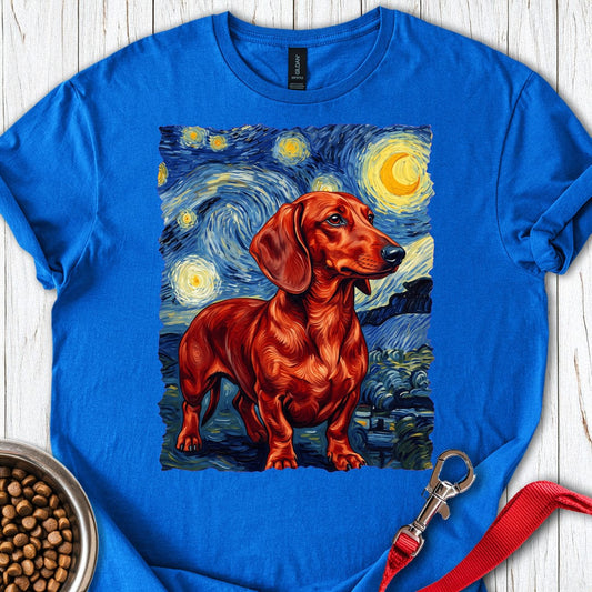 Dachshund Van Gogh Red Royal