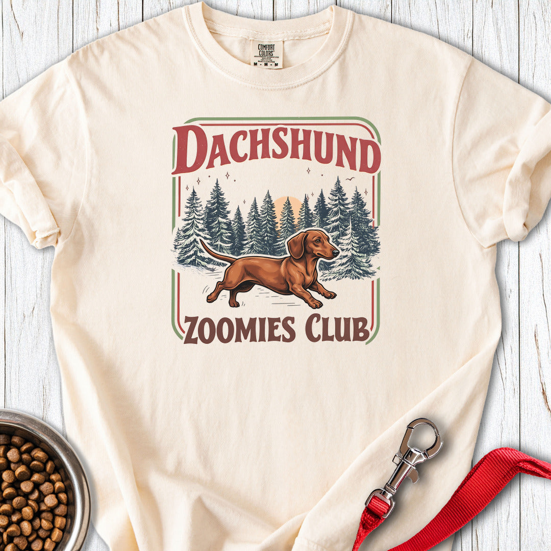 Dachshund Zoomies Club Premium Tee Ivory