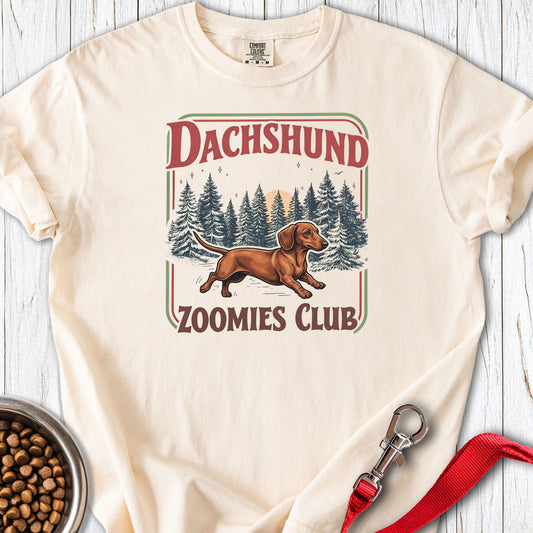Dachshund Zoomies Club Premium Tee — Ivory