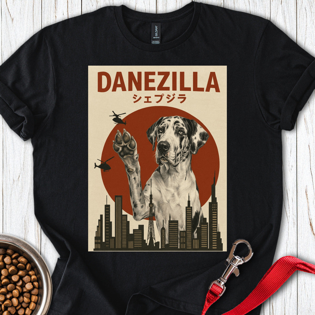 Danezilla Harlequin Great Dane Black