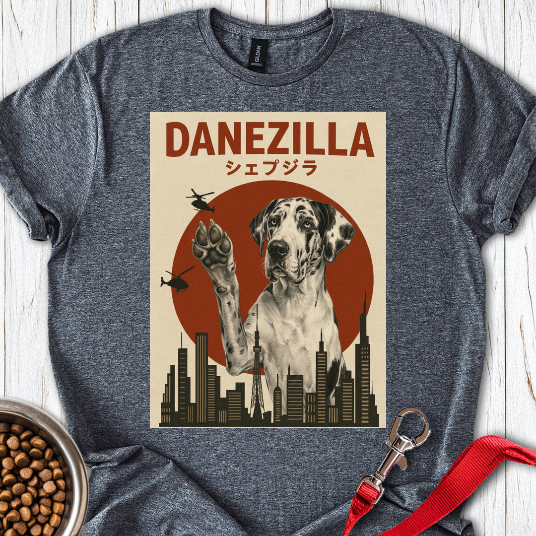 Danezilla Harlequin Great Dane Dark Heather