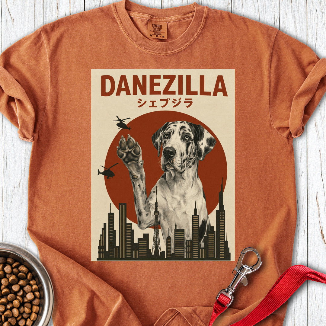 Danezilla Harlequin Great Dane Premium Tee — Yam