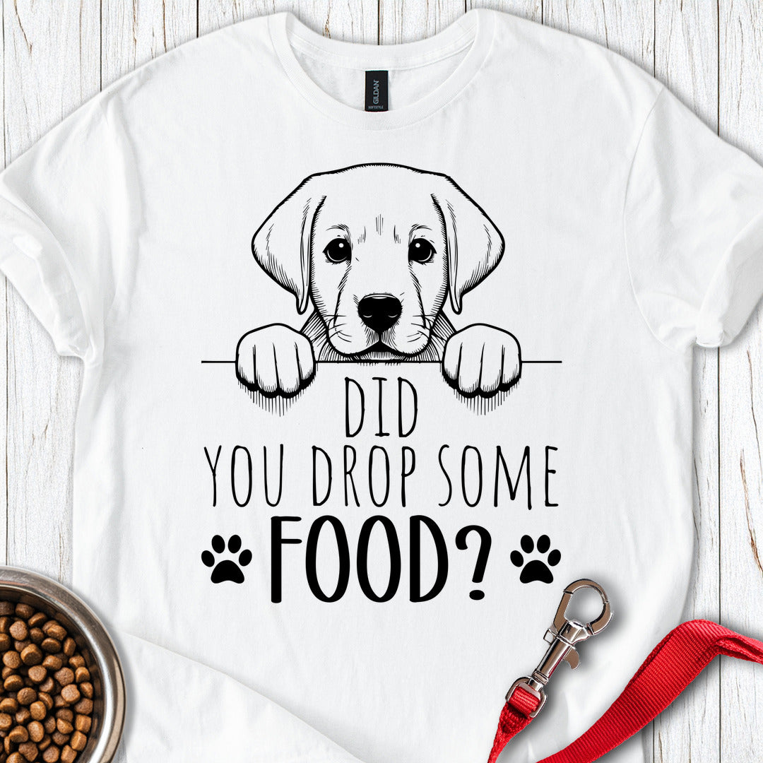 Did You Drop Some Food Labrador White