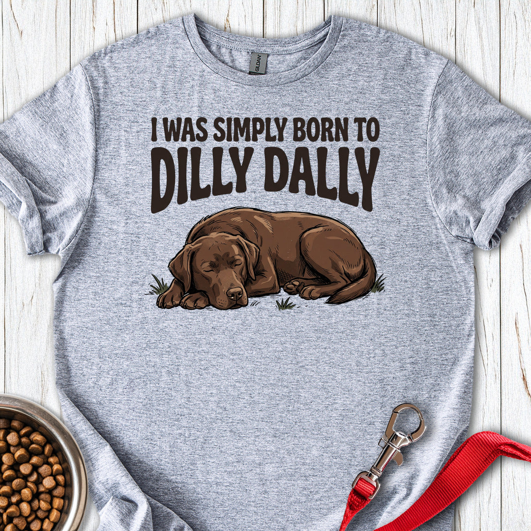 Dilly Dally Chocolate Lab Sport Grey