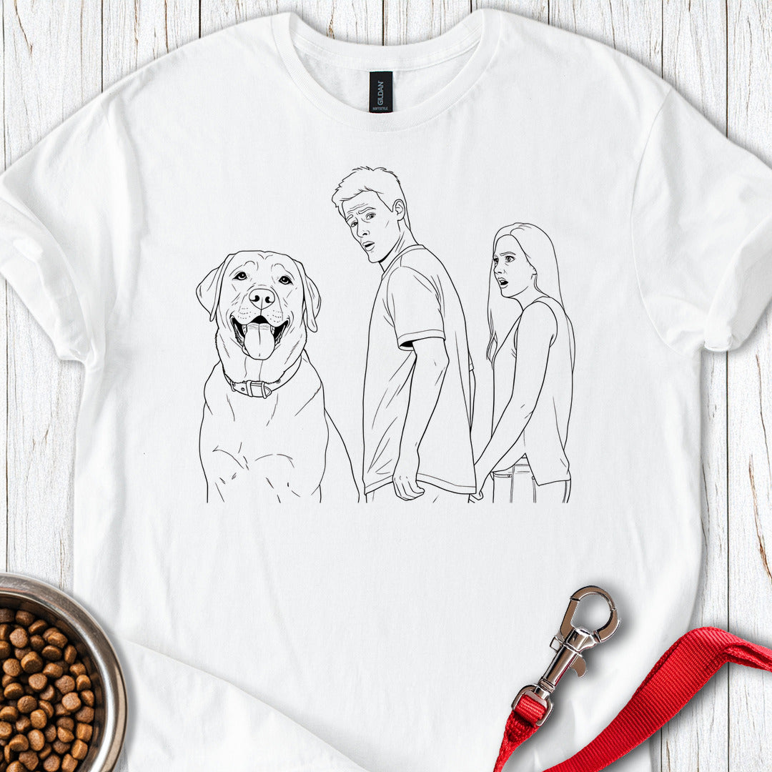 Distracted Boyfriend Labrador Meme White