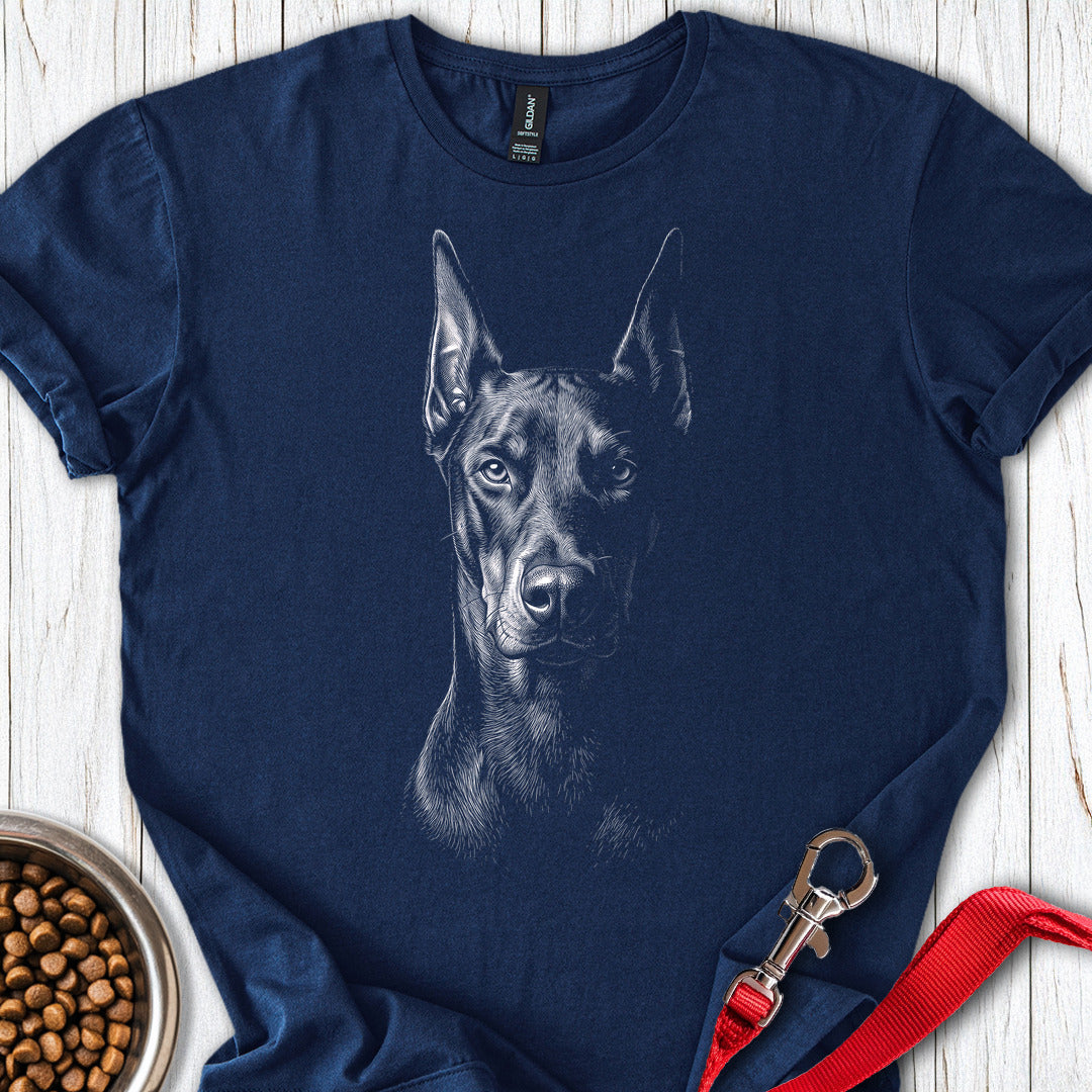 Doberman Engraved — Navy