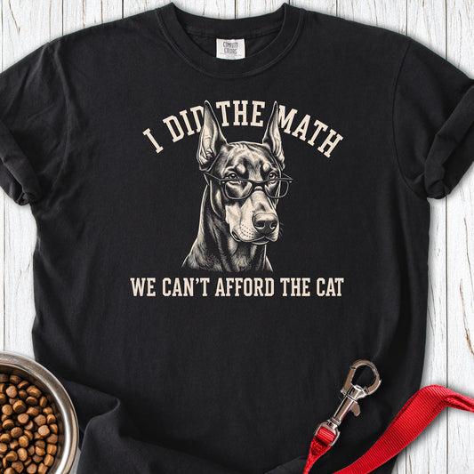 Doberman Pinscher Ban The Cat Premium Tee Black