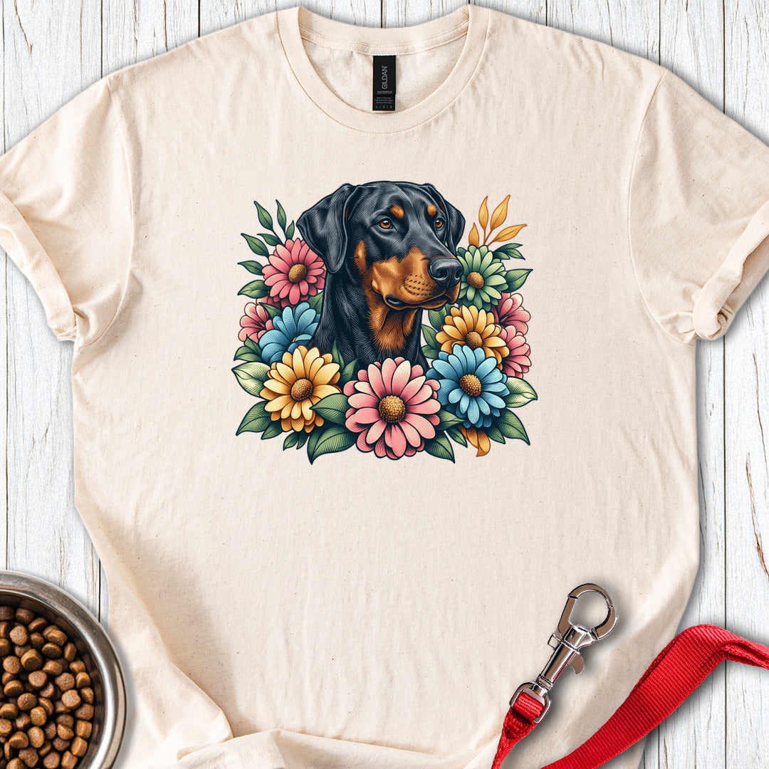 Dobermann Floral — Natural