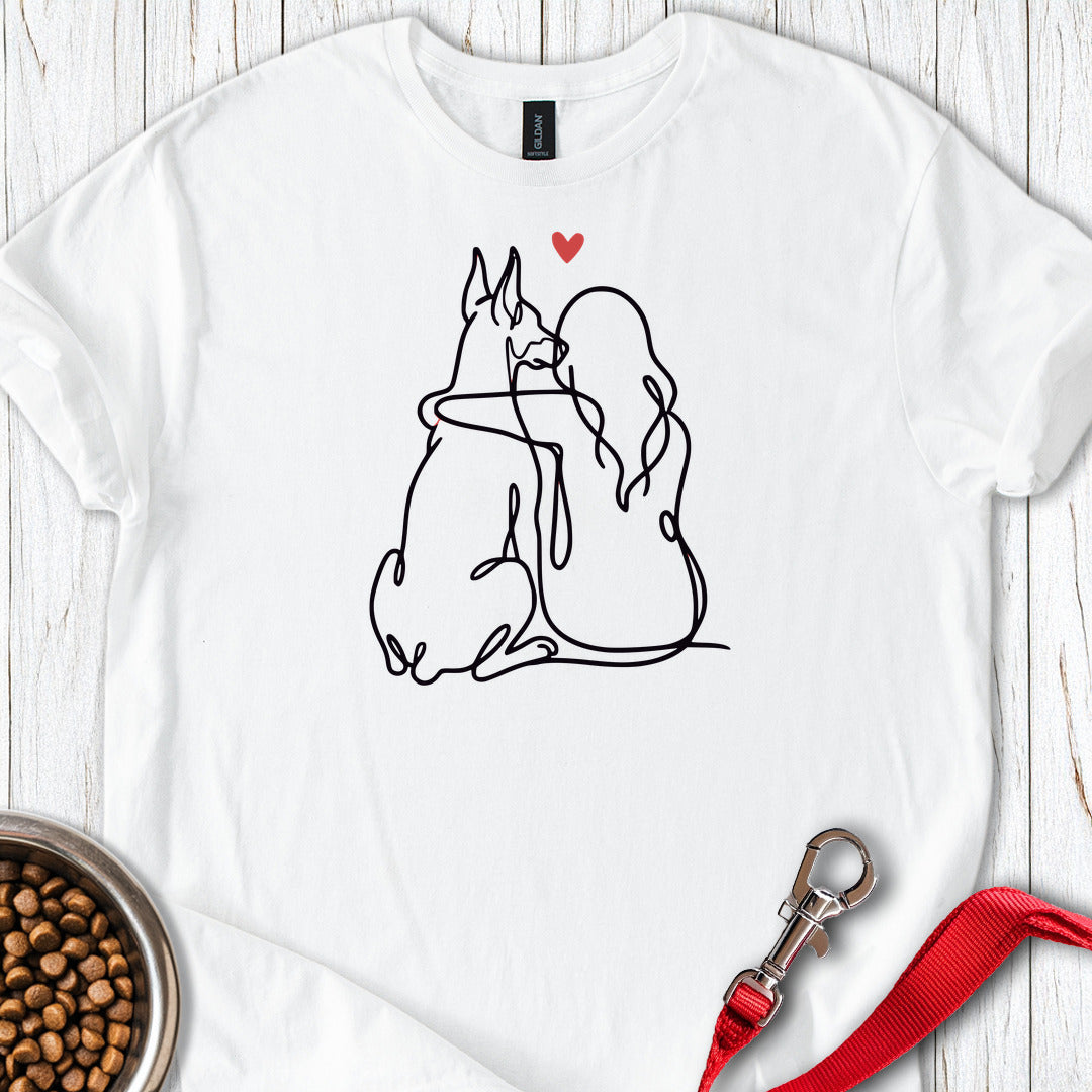 Dobermann Girl — White
