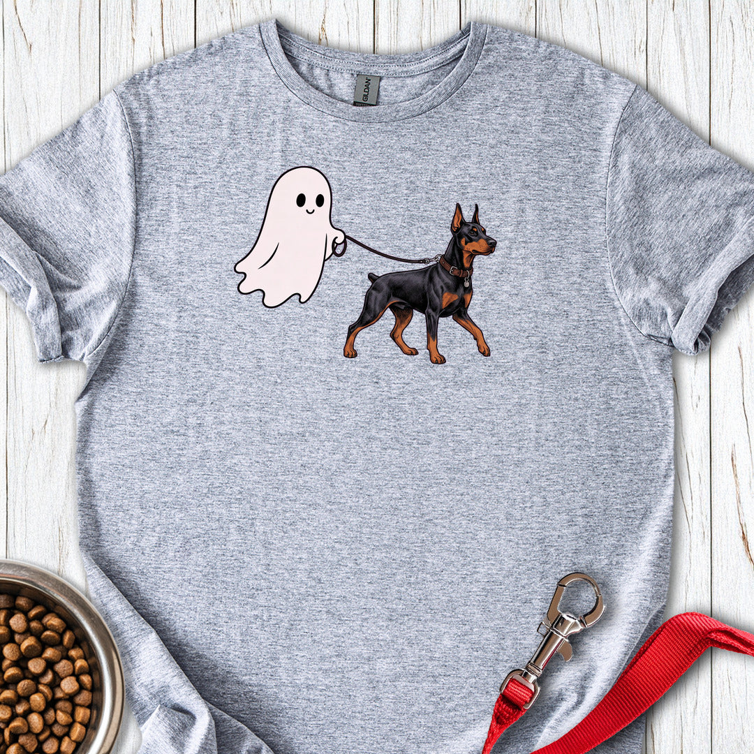 Dobermann Halloween Ghost — Sport Grey