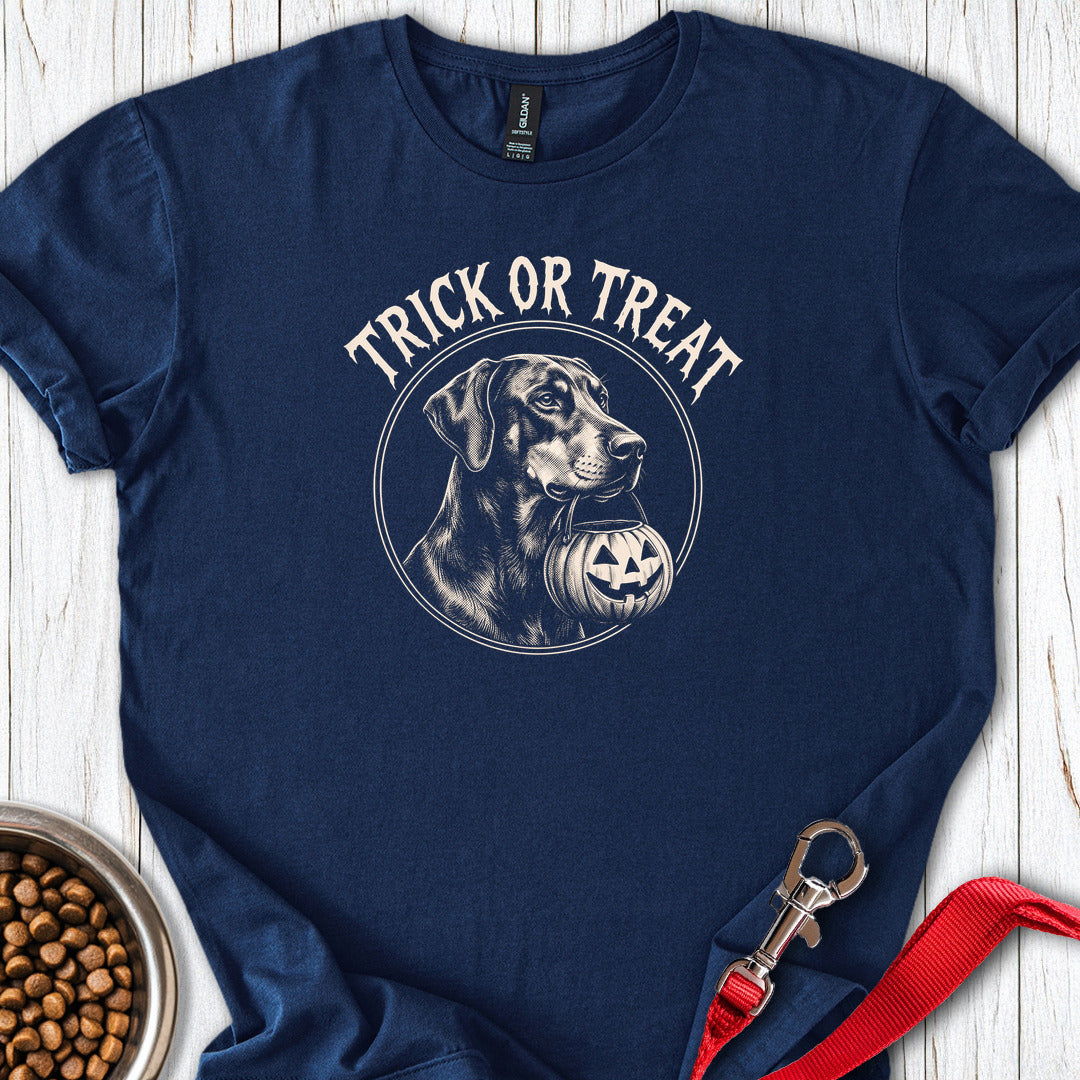 Dobermann Halloween Trick or Treat — Navy