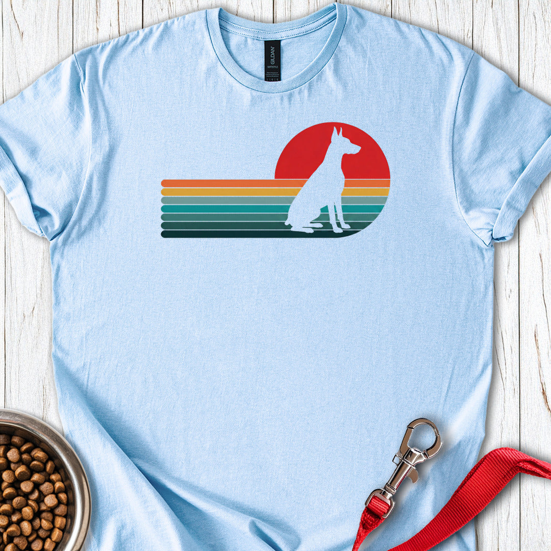 Dobermann Retro — Light Blue