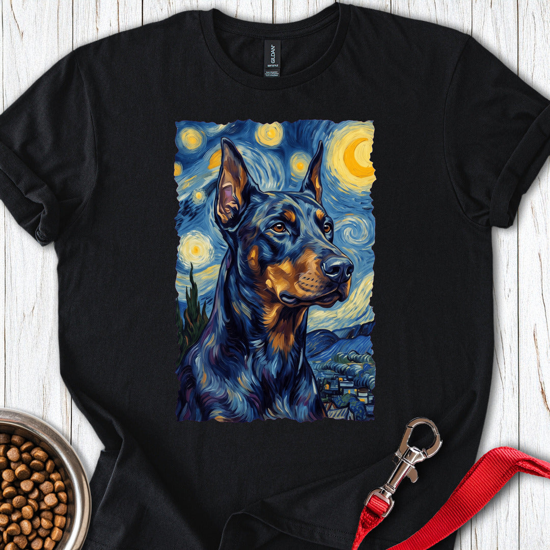 Dobermann Van Gogh — Black