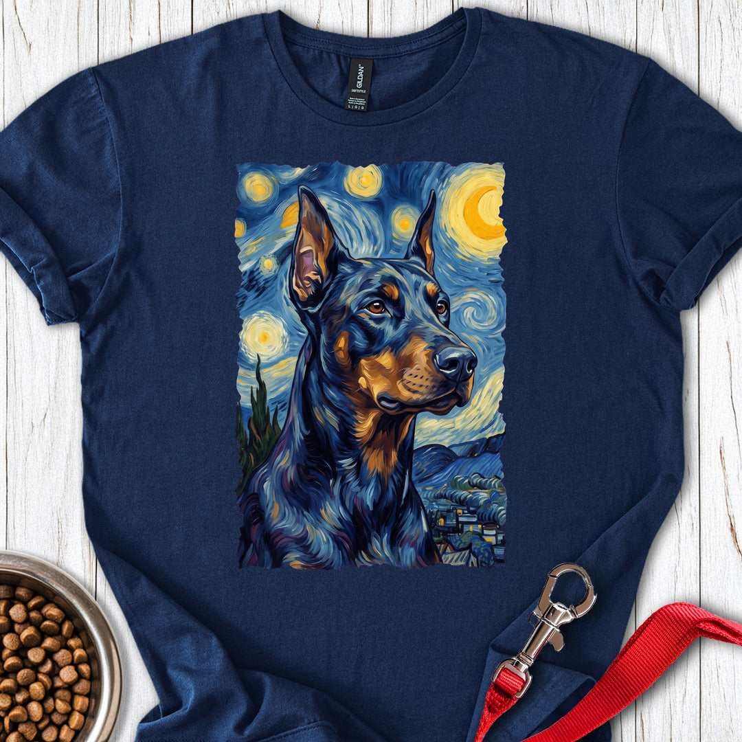 Dobermann Van Gogh — Navy