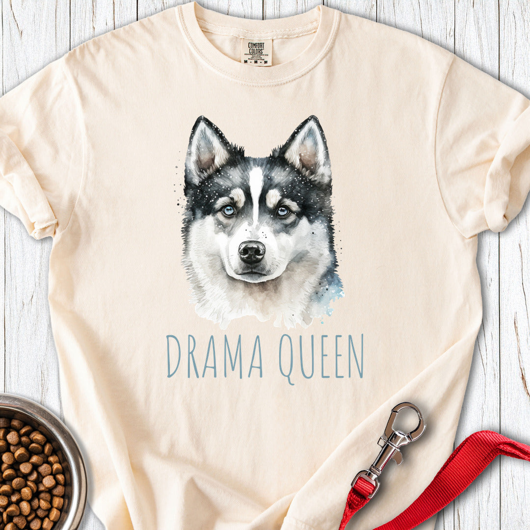 Drama Queen Husky Premium Tee Ivory