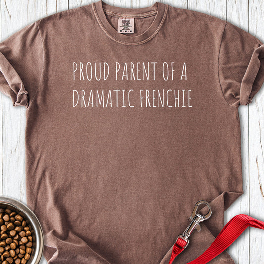 Dramatic Frenchie Premium Tee Espresso