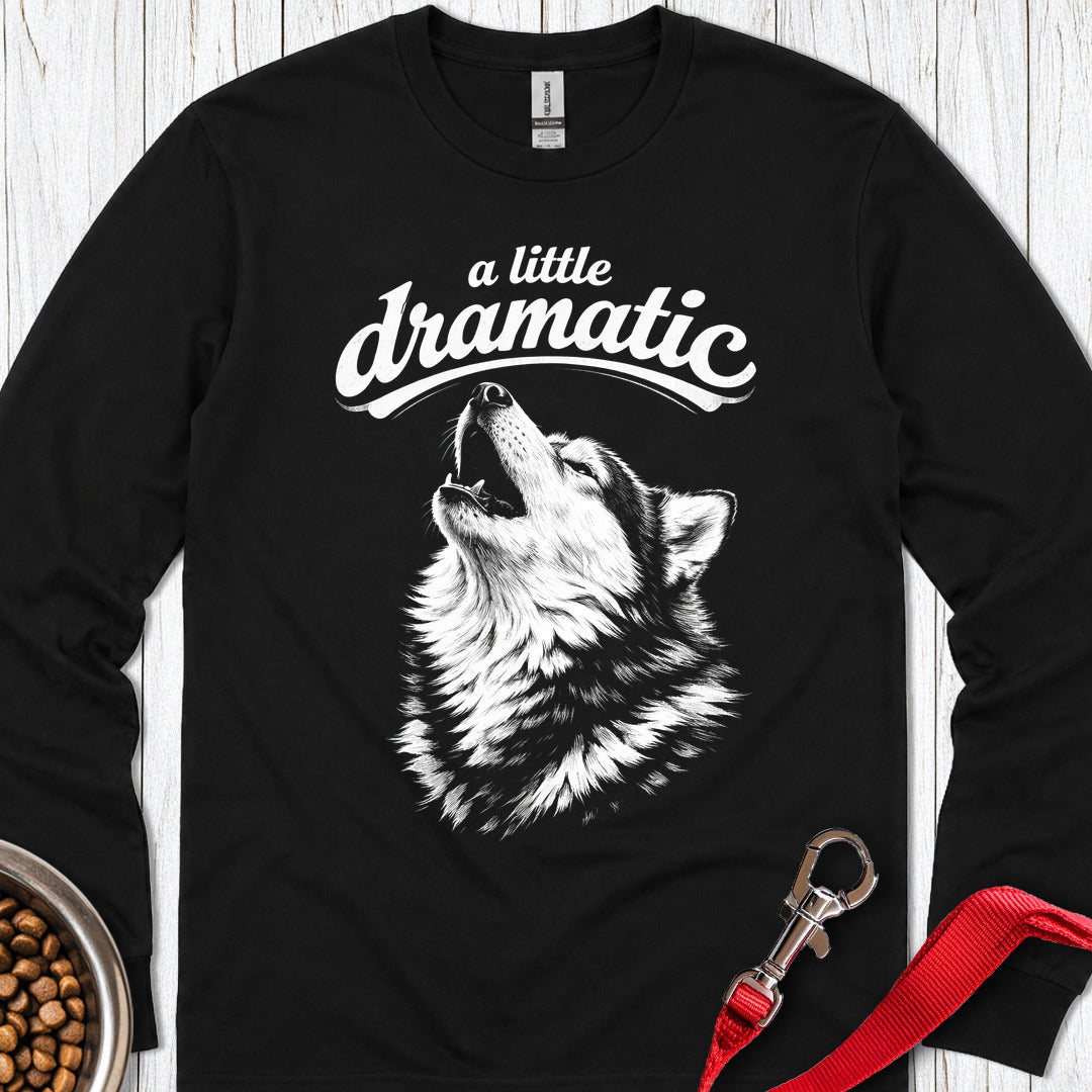 Dramatic Husky Long Sleeve — Black
