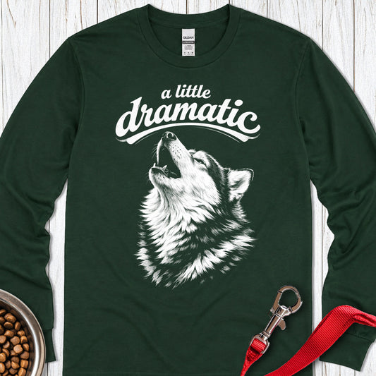 Dramatic Husky Long Sleeve — Forest Green